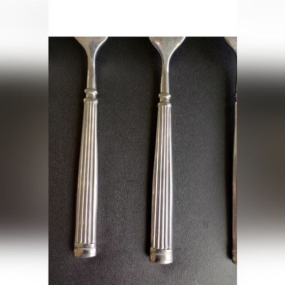 Hampton Silversmiths Avignon 2 Stainless GLOSSY Flatware Forks 7 3/4" Se… - Picture 11 of 15